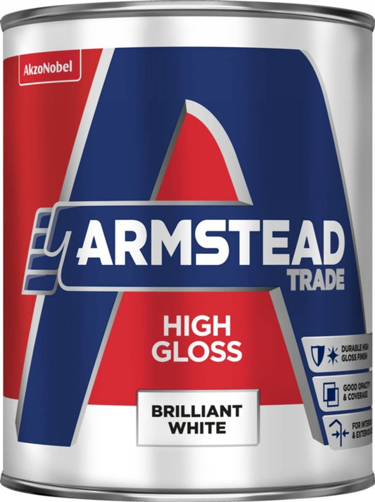 Armstead Trade High Gloss 1L Brilliant White