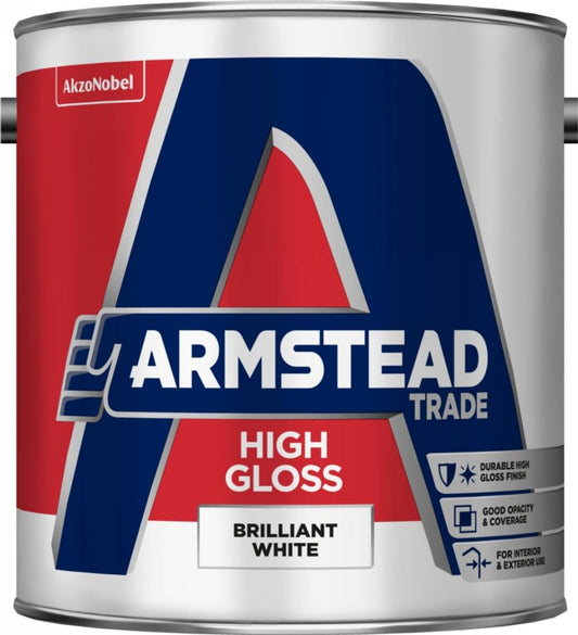 Armstead Trade High Gloss 2.5L Brilliant White