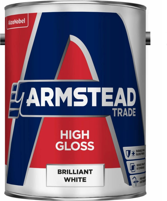 Armstead Trade High Gloss 5L Brilliant White
