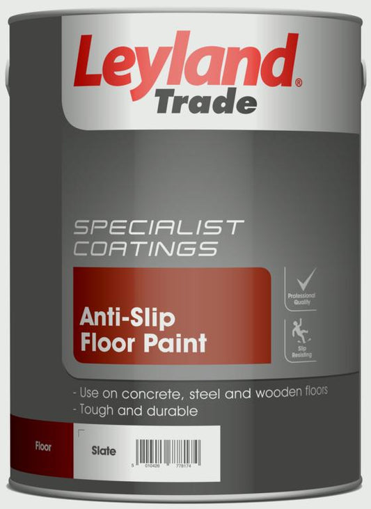 Leyland Trade Anti-Slip Floor Paint 5L Slate