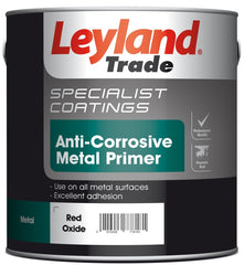 Leyland Trade Anti Corrosive Metal Primer 2.5L Red Oxide