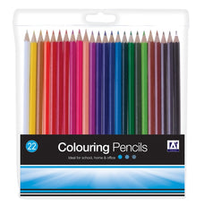 A Star Assorted Colouring Pencils Pack 22