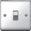 BG Chrome 10ax Plate Switch Intermediate