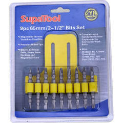 SupaTool Drill/Driver Bit 9 Piece