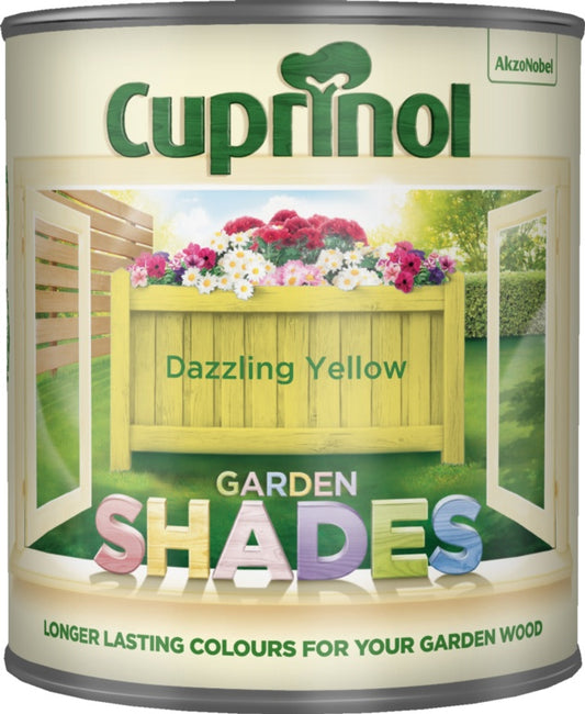 Cuprinol Garden Shades 1L Dazzling Yellow