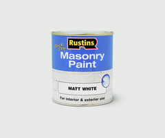 Rustins Masonry Paint 500ml White