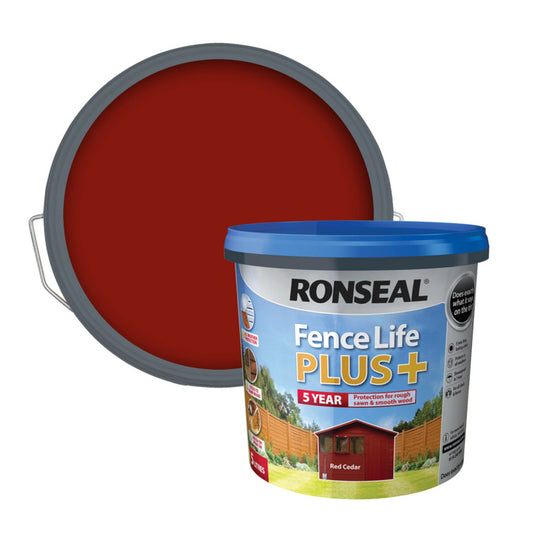 Ronseal Fence Life Plus 5L Red Cedar