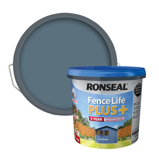Ronseal Fence Life Plus 5L Cornflower