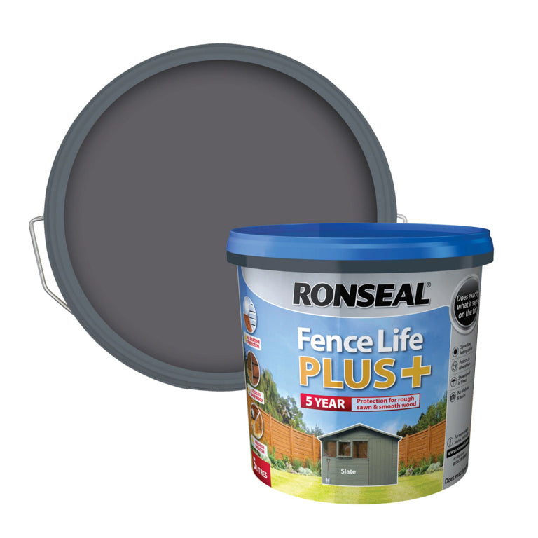 Ronseal Fence Life Plus 5L Slate