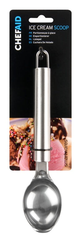 Chef Aid Ice Cream Scoop Silver