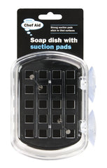 Chef Aid Soap Dish With Suction Dish