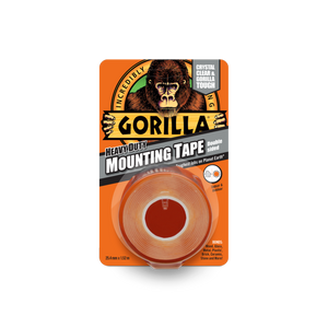 Gorilla Mounting Tape 1.5m Clear