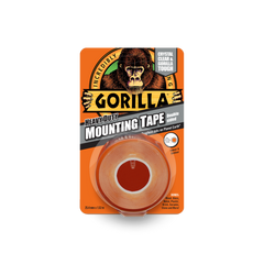 Gorilla Mounting Tape 1.5m Clear