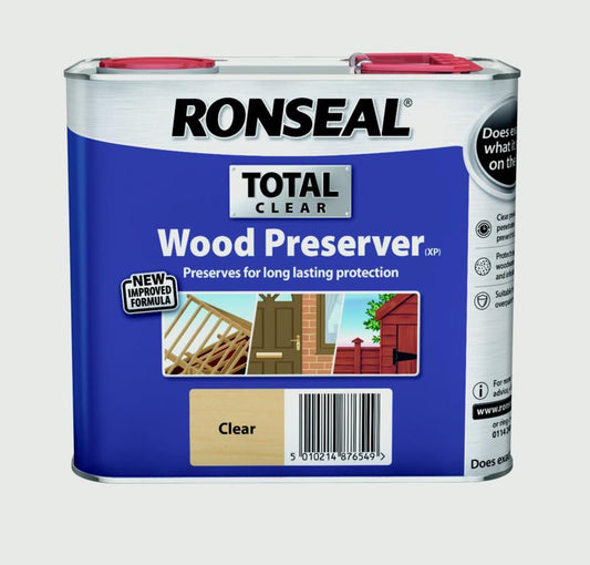 Ronseal Total Wood Preserver 2.5L Clear