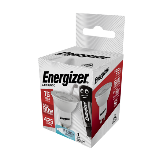 Energizer LED GU10 Daylight 36" 6.2w 425lm