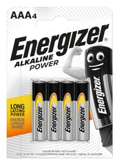Energizer Alkaline Power AAA E91 Pack 4
