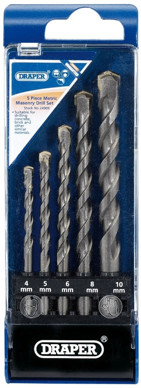 Draper Masonry Drill Set 5 Piece