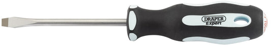 Draper Expert Plain Slot Soft Grip Screwdriver 6.5 x 100