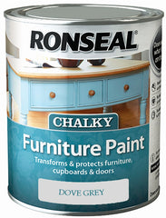 Ronseal Chalky Furniture Paint 750ml Dove Grey