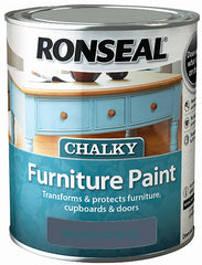 Ronseal Chalky Furniture Paint 750ml English Rose