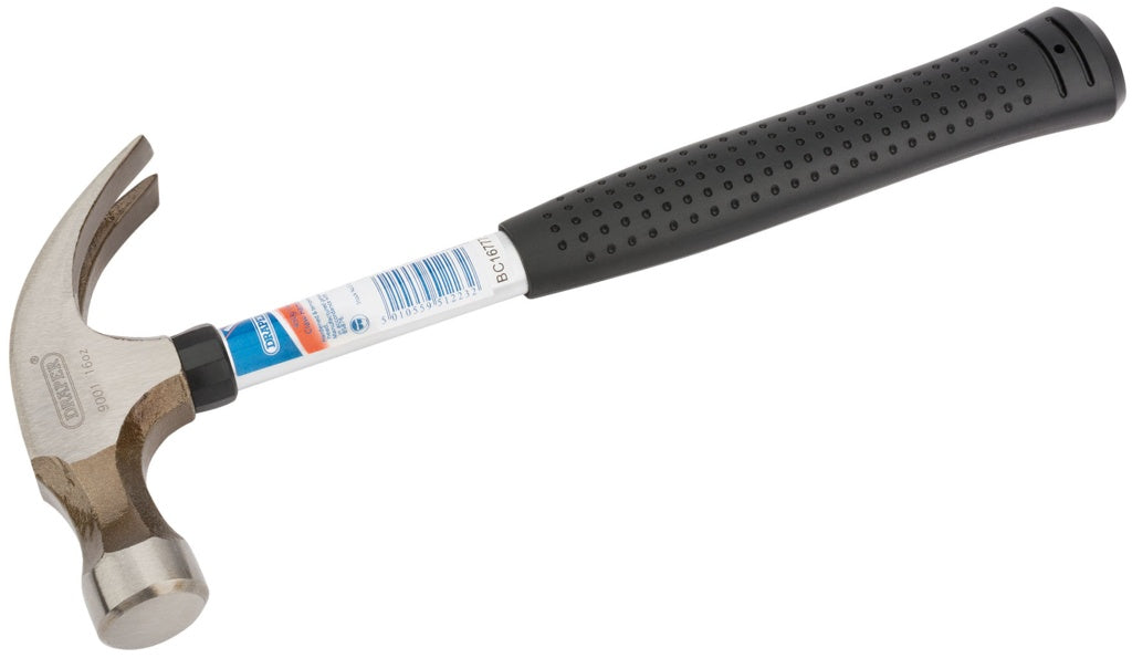 Draper Tubular Shaft Claw Hammer 450g