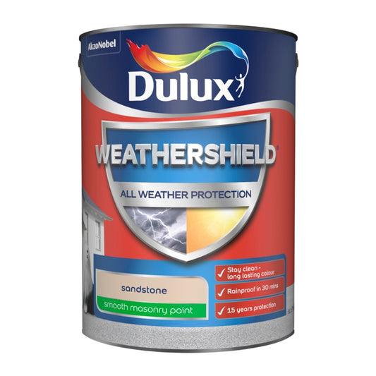 Dulux Weathershield Smooth Masonry Paint 5L Frosted Lake