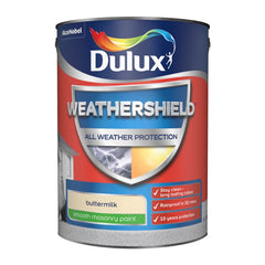 Dulux Weathershield Smooth Masonry Paint 5L Frosted Lake