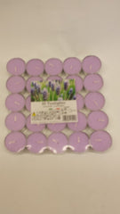 Price's Candles Tealights Pack 25 Lavender