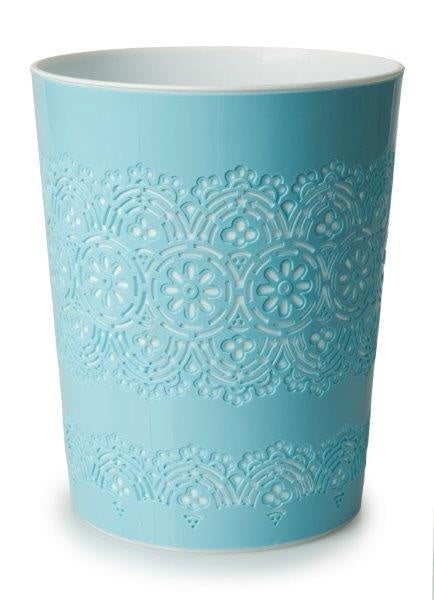 Blue Canyon Flora Waste Bin Blue