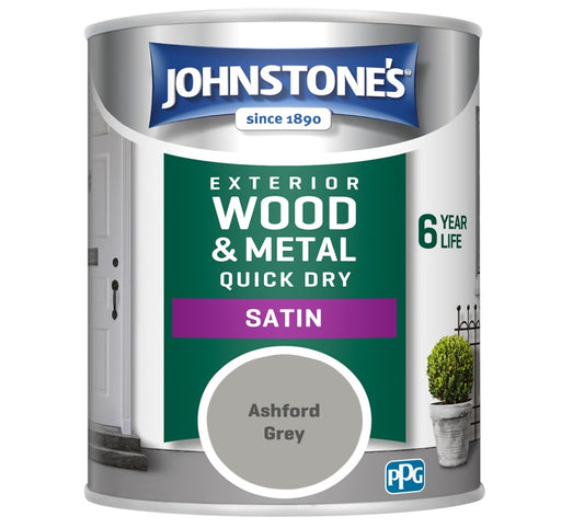 Johnstone's Exterior Quick Dry Satin 750ml Natural Sage