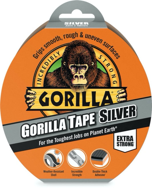 Gorilla Tape Silver 48mm x 32m