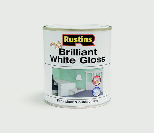 Rustins Quick Drying White Gloss 500ml