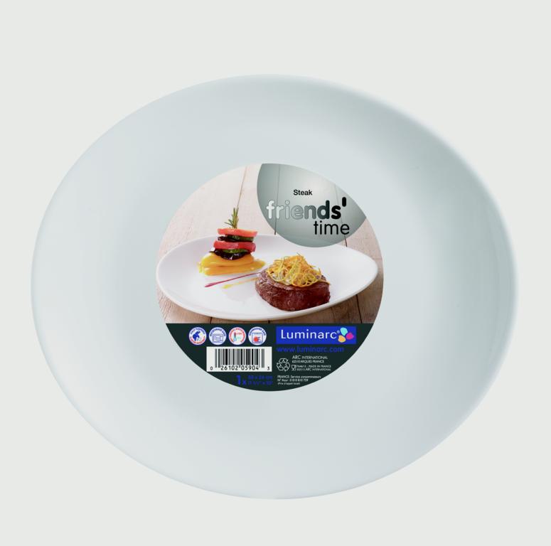 Luminarc Friends Time Steak Plate 30cm