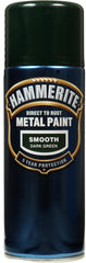 Hammerite Metal Paint 400ml Aerosol Smooth Black