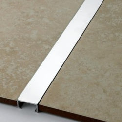 Tile Rite Silver Listello Strip Tiles 2.44m x 10mm
