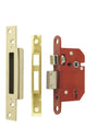 Era Fortress Mortice Sashlock Brass 63mm