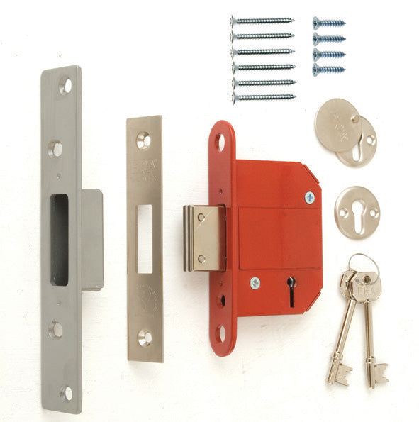 Era Fortress Mortice Deadlock Brass 63mm