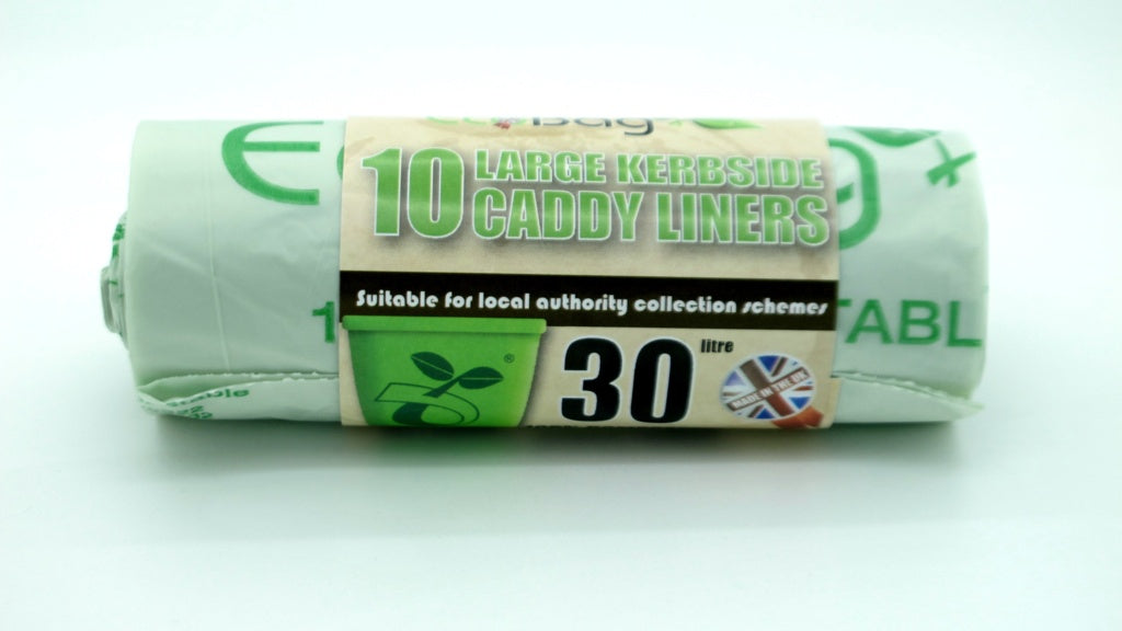 Ecobag Compostable Kerbside Caddy Liners 30L