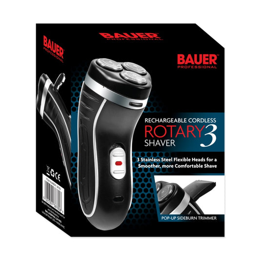 Bauer Smooth Action Cordless Rotary 3 shaver 3-Head rechargeable