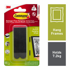 Command™ Large Black Picture Hanging Strips 4 Sets of Large Strips