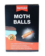 Rentokil Moth Balls Pack 20