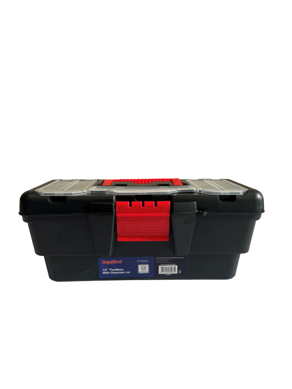 SupaTool Toolbox With Organiser Lid 13"