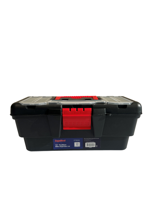 SupaTool Toolbox With Organiser Lid 13"