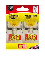 The Big Cheese Cheese Pedal Mouse Traps Twinpack