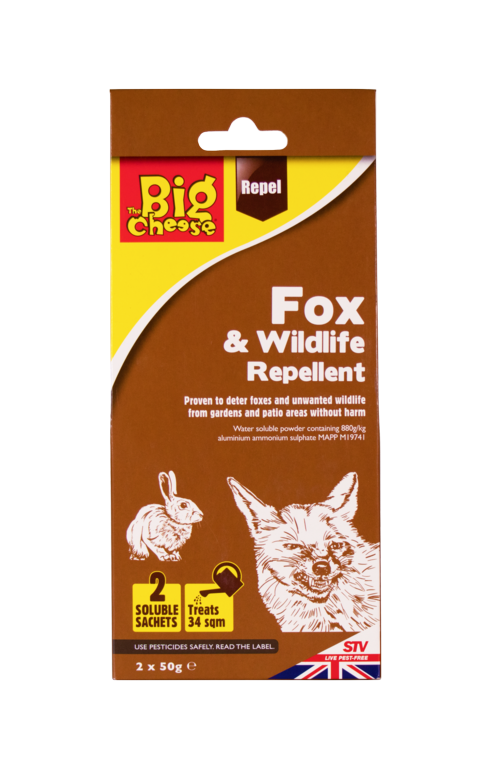 The Big Cheese Fox & Wildlife Repellent 2x50g Sachets
