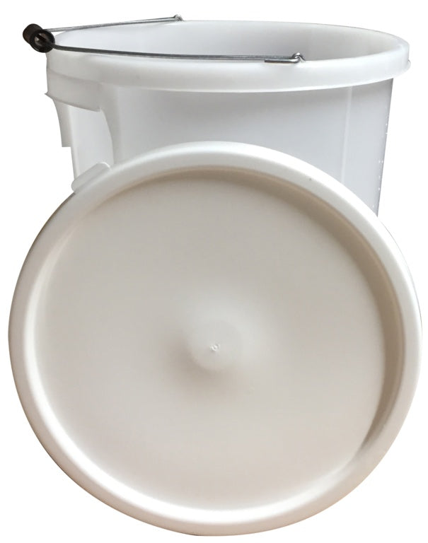 Proplas 28L Plasterers Bucket with Handle White