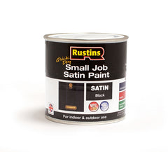 Rustins Quick Dry Small Job Satin 250ml Black