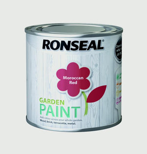 Ronseal Garden Paint 250ml Moroccan Red