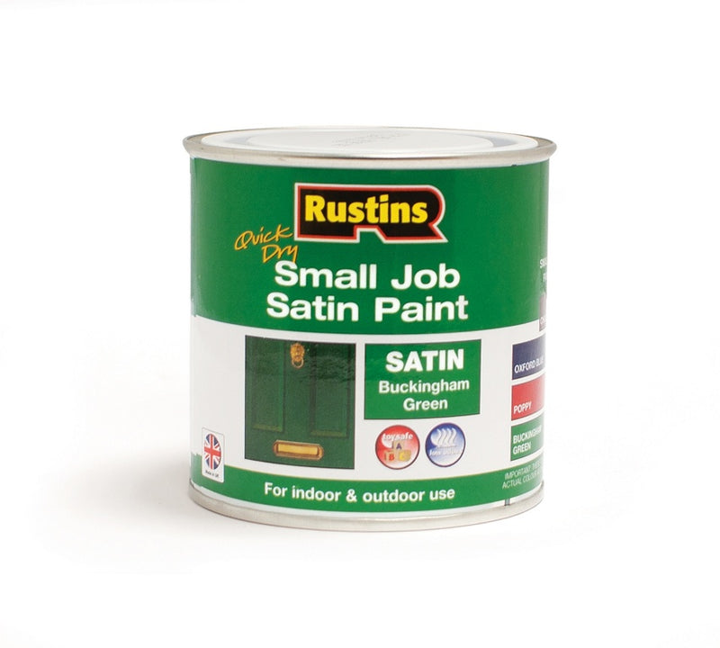 Rustins Quick Dry Small Job Satin 250ml Buckingham Green