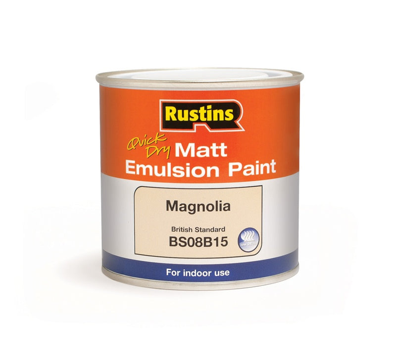 Rustins Matt Emulsion 250ml Magnolia